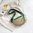thumbnail image 4 of Bolso de hombro para vacaciones en la playa, riñonera de PU tejida a mano a la moda, regalos perfectos para mujer Tmvgtek Para Estrenar, 4 of 7