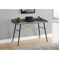 thumbnail image 3 of Monarch Specialties Computer Desk, Home Office, Laptop, Storage Shelves, 48"l, Work, Metal, Laminate, Grey, Black, Contemporary, Modern, 3 of 4