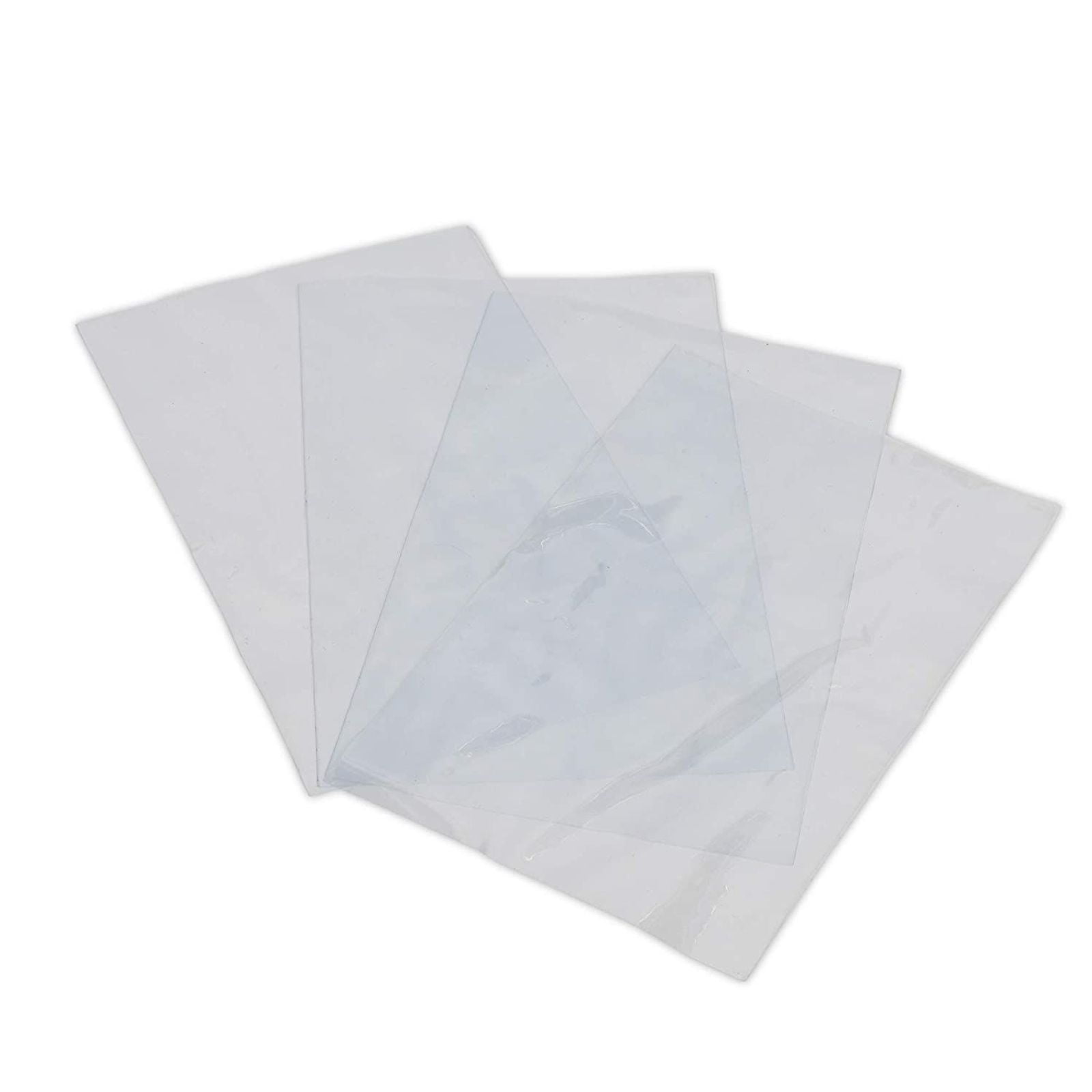 4x8 inch Odorless 100 Pack Clear PVC Heat Shrink Wrap Bags 100 Guage 