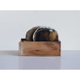 thumbnail image 4 of Creative Co-Op 4 Piece Brown Agate Coaster Set, 4 of 9