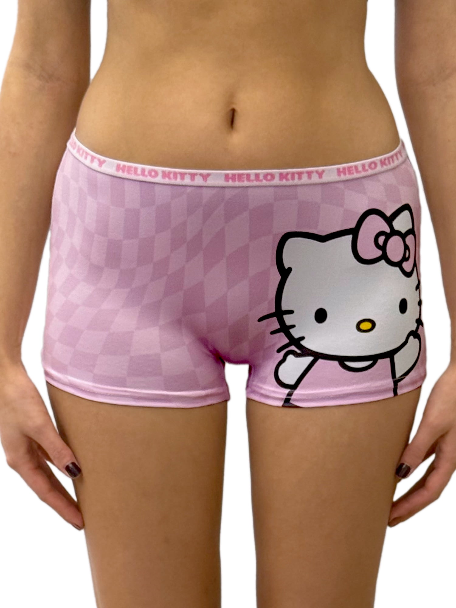 Hello Kitty Woman's and Juniors Boyshort Underwear, 2-Pack, Size S-XL