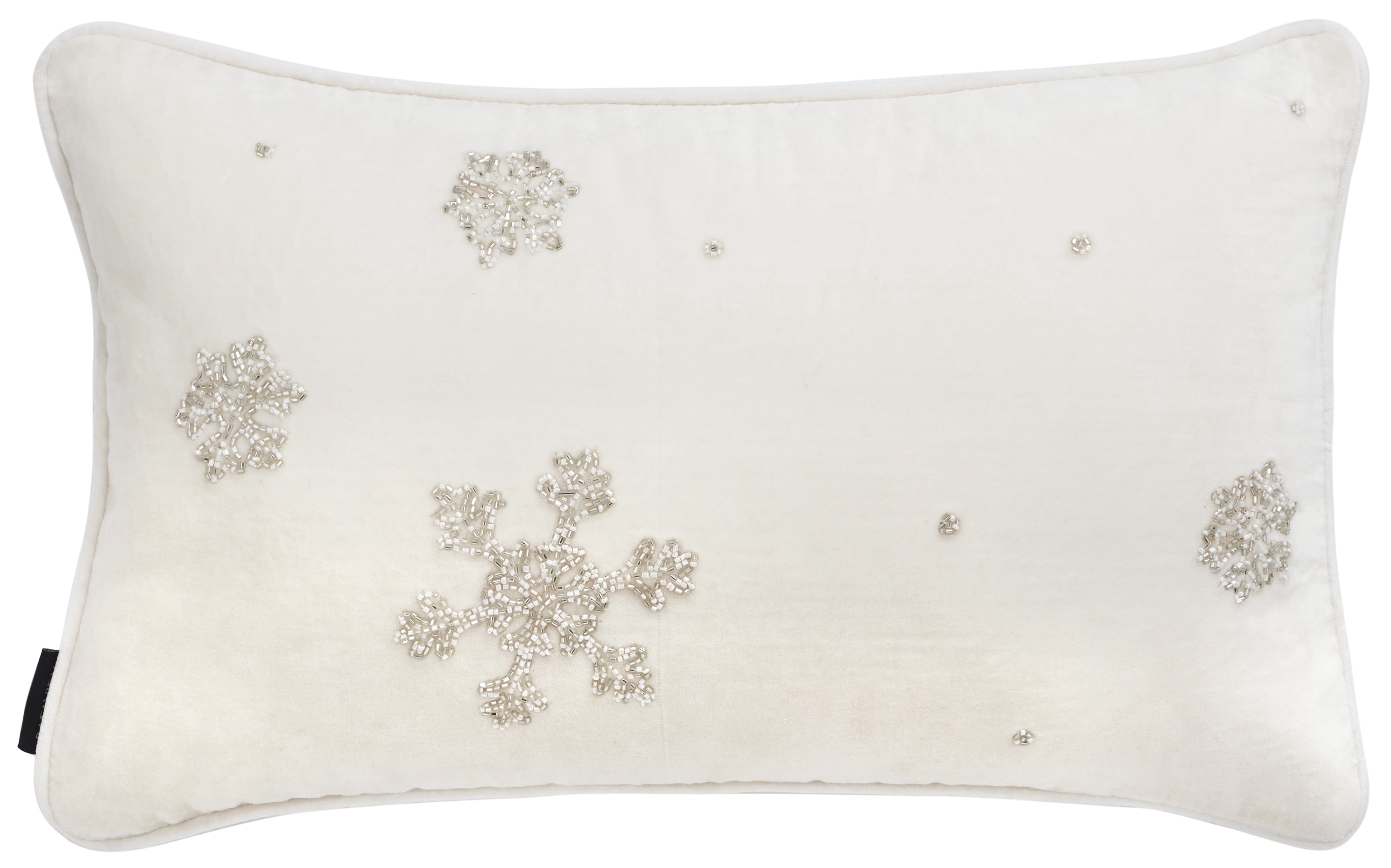 SAFAVIEH Falling Snow Pillow, 12" x 20", White