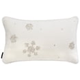 thumbnail image 2 of SAFAVIEH Falling Snow Pillow, 12" x 20", White, 2 of 6