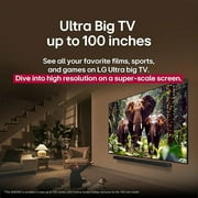 LG 100 inch 85A Series QNED evo AI Mini LED 4K UHD Smart webOS TV (2025)