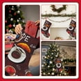 thumbnail image 7 of Sikiie A Cup Of Black Coffee On A Saucer Christmas Stockings,18 Inches Christmas Stockings Xmas Hanging Stockings for Family Christmas Decorations & Gifts, 7 of 7