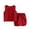 Brick Red, variant on Kogui Little Boys Golf Outfits Toddler Baby Boy Clothes Summer Short Sleeve T-Shirt Tops Shorts Set 2Pcs Casual Outfit 2T 3T (Dark Gray,2-3 Years)