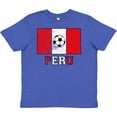 thumbnail image 3 of Inktastic Peruvian Soccer Youth T-Shirt, 3 of 5