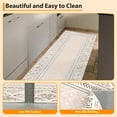 thumbnail image 2 of Haperlare Geometric Runner Rugs for Hallway Non Slip Low Pile Entryway Rugs Indoor Floor Mat 2'x6',Beige, 2 of 6