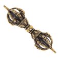 thumbnail image 1 of Figura de latón con forma de mortero Vajra, estatua de mortero, escultura en miniatura de mortero Vajra, 1 of 8