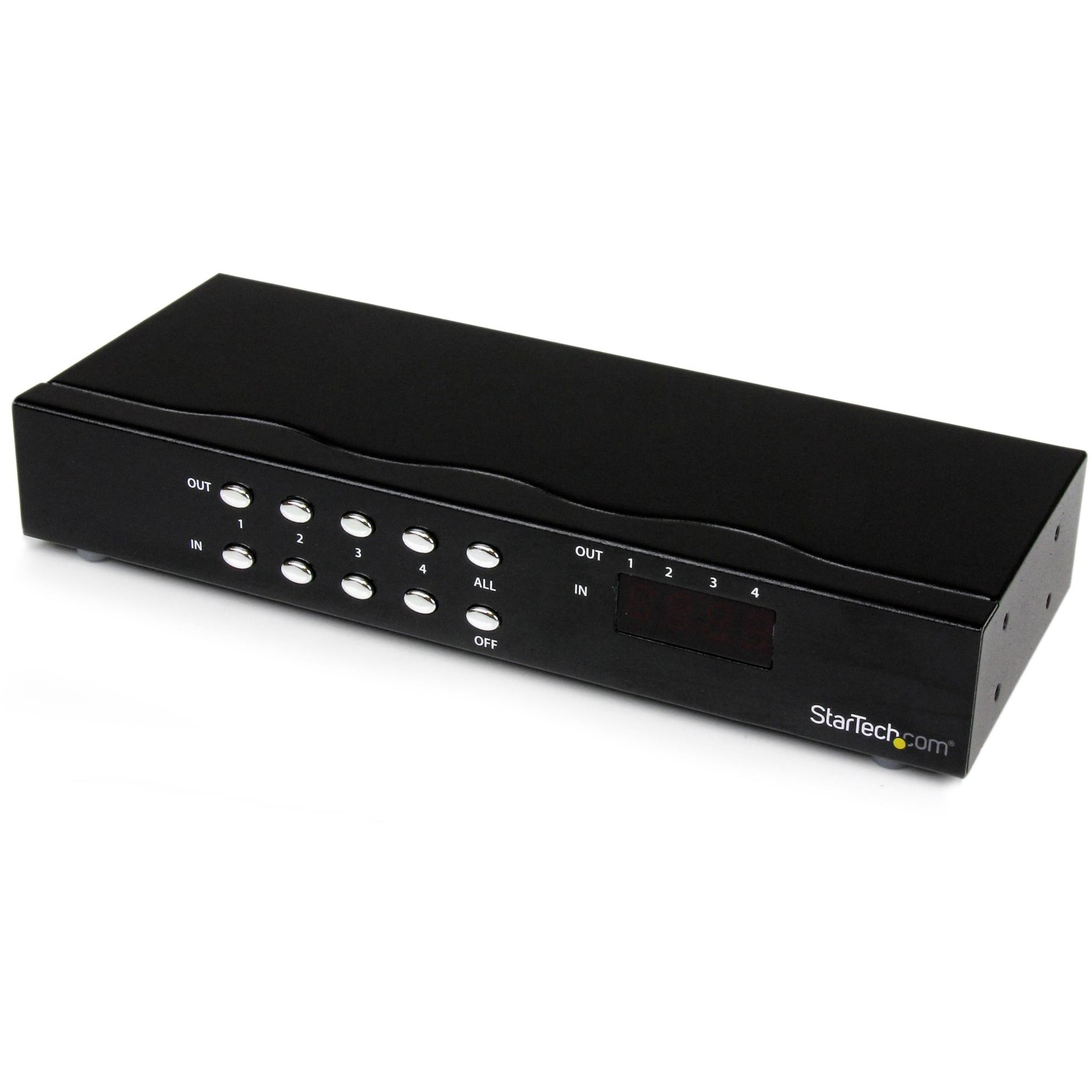 4x4 VGA Video Matrix Switch Splitter with Audio