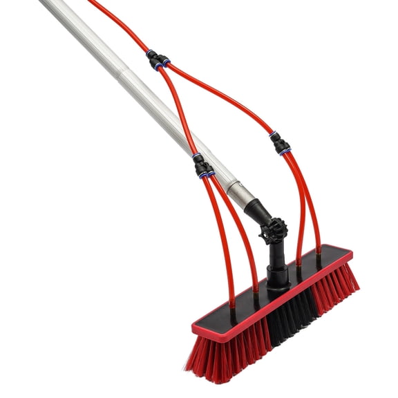 26FT Water Fed Pole Cleaning Brush Tool For Window  Solar Panel Clean Washing
