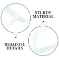 thumbnail image 3 of OULII 20Pcs White Fabric Event Wristbands Lightweight Comfortable Wristbands for Fitness, 3 of 8
