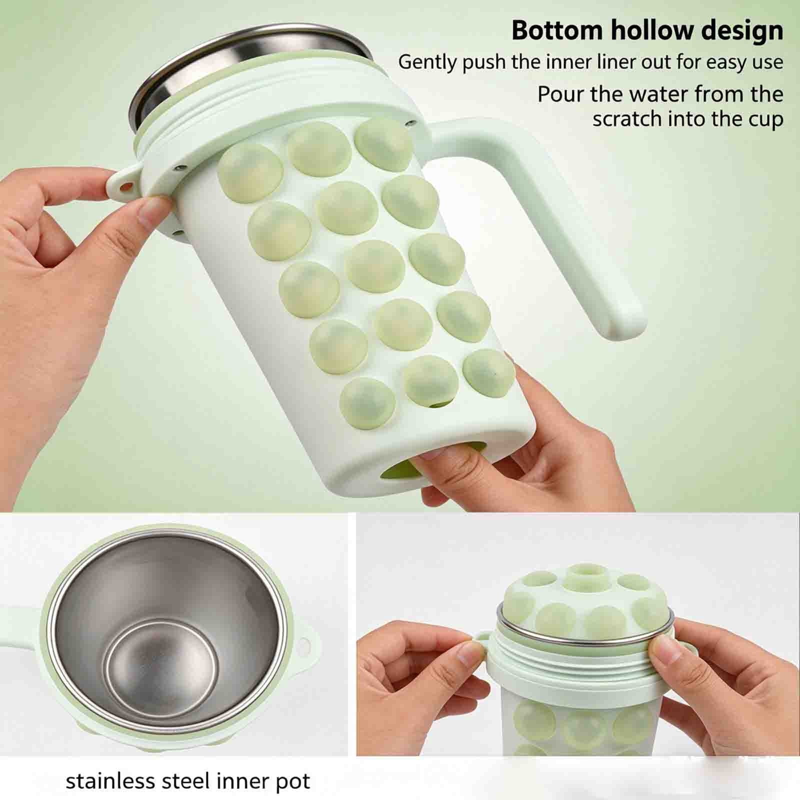 Cool and Refreshing Summer Relief Gadget Food-grade Silicone Ice Cubes Tray with Water Bottle Travel Cup and Straw Water Cup