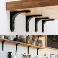 thumbnail image 5 of L Brackets Joyangy - Soporte de pared resistente (8 unidades, 7,5 x 7,5 x 2 cm), 5 of 5