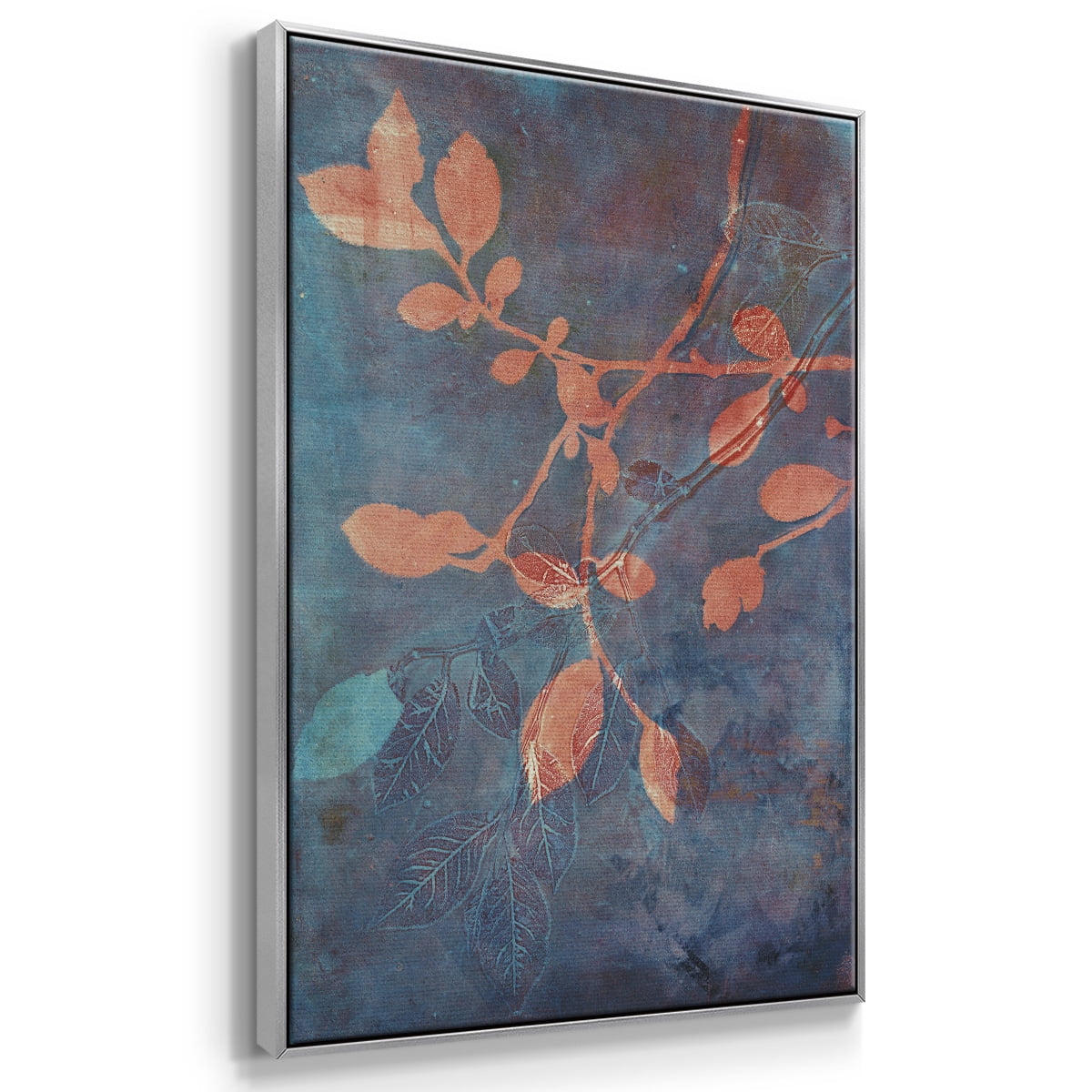 Branching Out XVIII Framed Premium Gallery Wrapped Canvas - Ready to Hang - 27 x 41 - Silver Floating Frame
