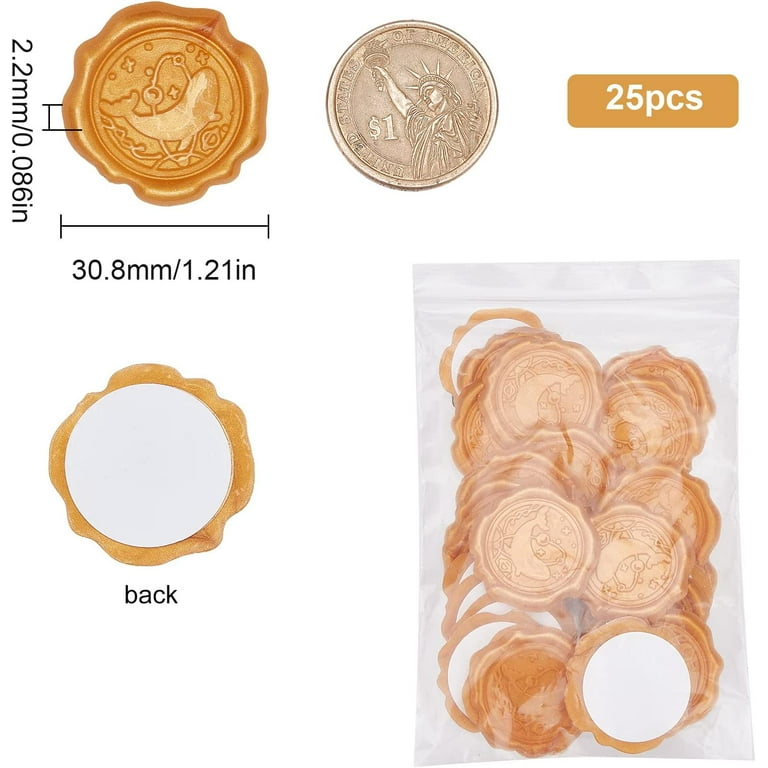 Adhesive Wax Seal Stickers with your Logo or Art-Extra Large Size 2 F –  Nostalgic Impressions