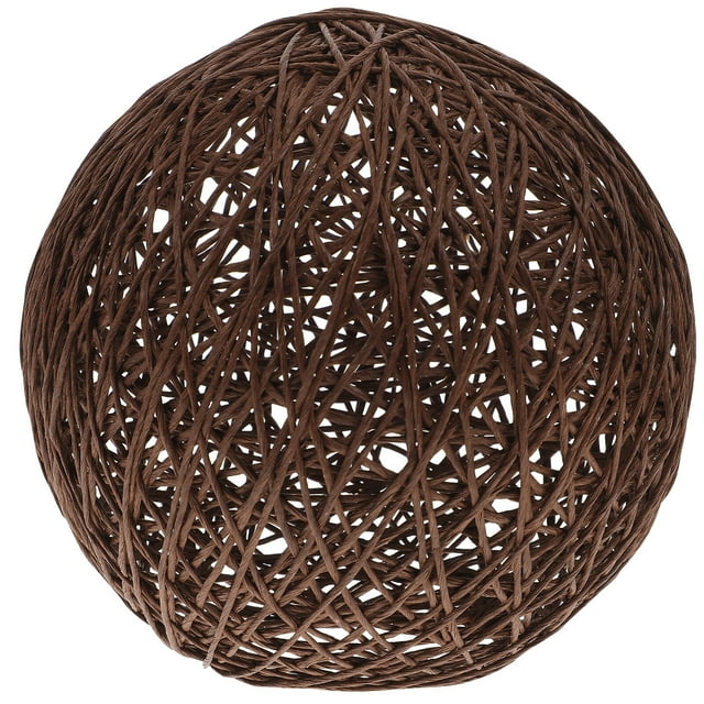 MasteelfCA Paper Rattan Ball Lamp Shade Home Ceiling Light Shade Chic Table Light Cover
