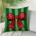 thumbnail image 5 of Hello Summer Watermelon Lemon Decorative Throw Pillow Cover 18 x 18 Set of 4, Life is Sweet Porch Patio Outdoor Pillowcase, Buffalo Plaid Check Bow Farmhouse Sofa Cushion Case Home Decor, 5 of 5