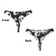 thumbnail image 3 of Fotbe Black White Spooky Ghosts Tanga Sin Costuras para Mujer con Estampado – Panties Invisibles, Transpirables y Cómodos para Uso Diario-Small, 3 of 6