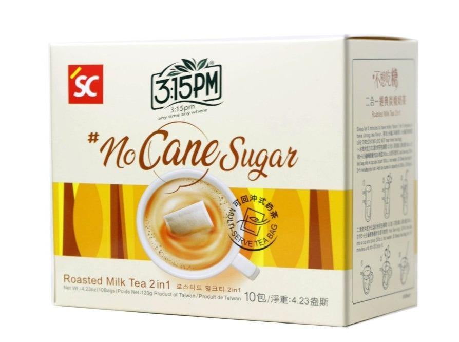 3 15pm Instant No Cane Sugar 2 In 1 Roasted Milk Tea 10 Bags 4 23 Oz 1 G Walmart Com