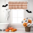 thumbnail image 3 of Kitchen Cafe Valance Curtain for Small Windows,Farmhouse Classic Stripes Rod Pocket Short Valances,42x12in, 3 of 9
