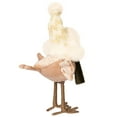 thumbnail image 6 of Northlight Standing Bird in Winter Apparel Christmas Figure - 9" - Beige and Green, 6 of 9