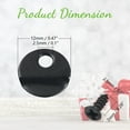 thumbnail image 3 of 50Pcs Picture Frame Turn Buttons Metal Photo Frame Backing Clips 0.47 Inch Round, 3 of 6