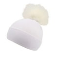 thumbnail image 4 of SUXIAN Kid Winter Hat Knitted Woolen Big Pom Earflap Warm Autumn Boys Girls Cap 1-2 Years, 4 of 4