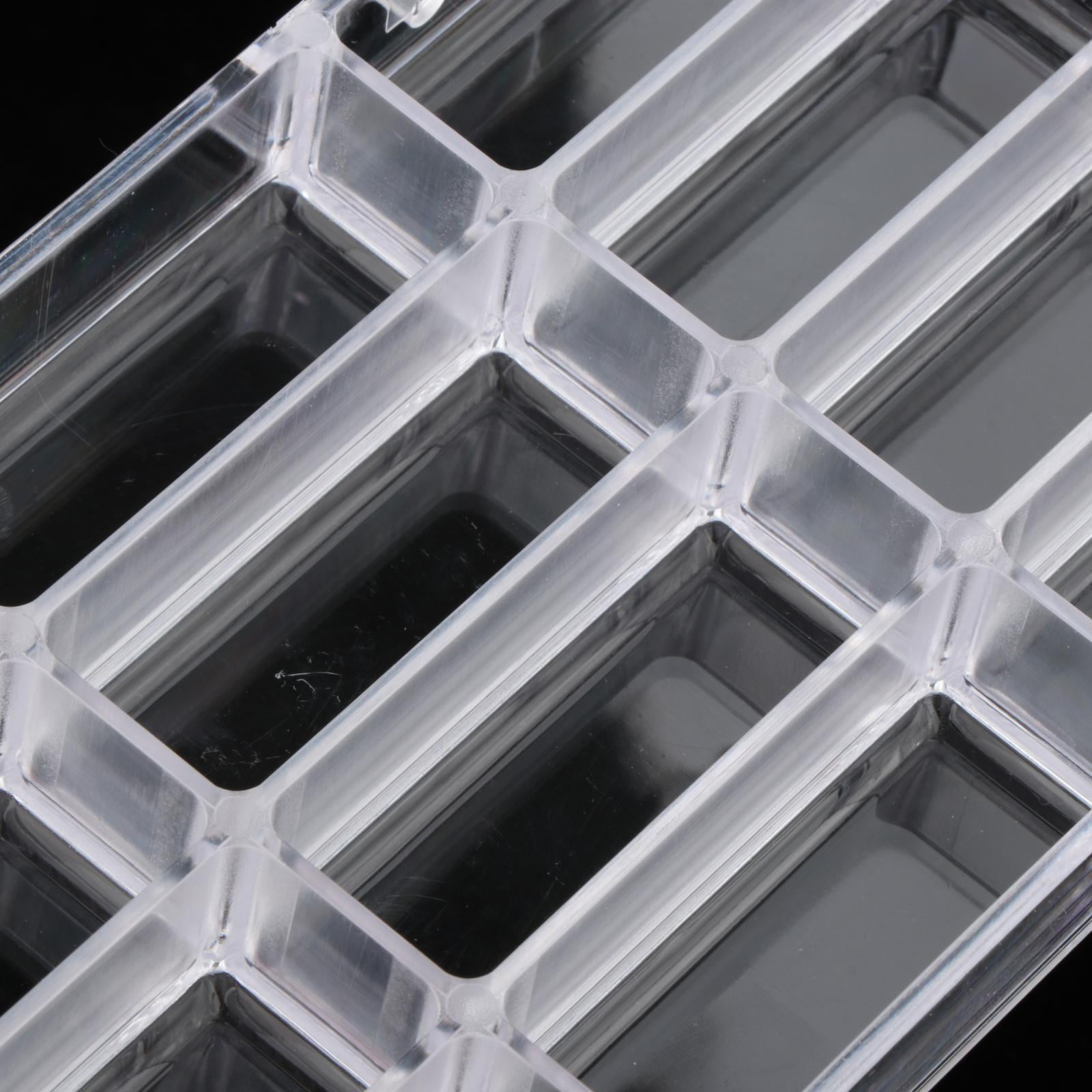 S SERENABLE Portable Paint Storage , Moisturizing Plastic Case Paint Pallet Tray, for Gouache Oil Paint/ , 12 no 12 Well no Palette