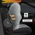thumbnail image 4 of JIAMAOXIN Car 5-Seat Covers Front & Rear Full Set Faux Leather Universal SUV Sedan Seat Cushion Protector Waterproof, 4 of 5