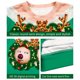 thumbnail image 2 of Sweater Camiseta Para Mujer Impresión Digital 3D Cuello Redondo Sudaderas Para Regalo De Navidad Fiesta De Vacaciones Yuarrent HA046226-02, 2 of 6