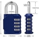 thumbnail image 4 of Combination Lock, 4 Digit Combination Padlock For Lockers Gym, Employee, School, Weatherproof Resettable Outdoor Combination Lock (blue, Pack Of 2), 4 of 5