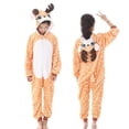 thumbnail image 1 of Pijamas navideños de unicornio para niños y niñas, ropa de dormir de invierno con diseño de animales, 1 of 2