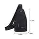 thumbnail image 3 of Mochila cruzada para hombre y mujer: bolso de pecho multiusos para senderismo con correa ajustable, mochila ligera e informal para viajes, actividades al aire libre, trabajo y uso diario., 3 of 6