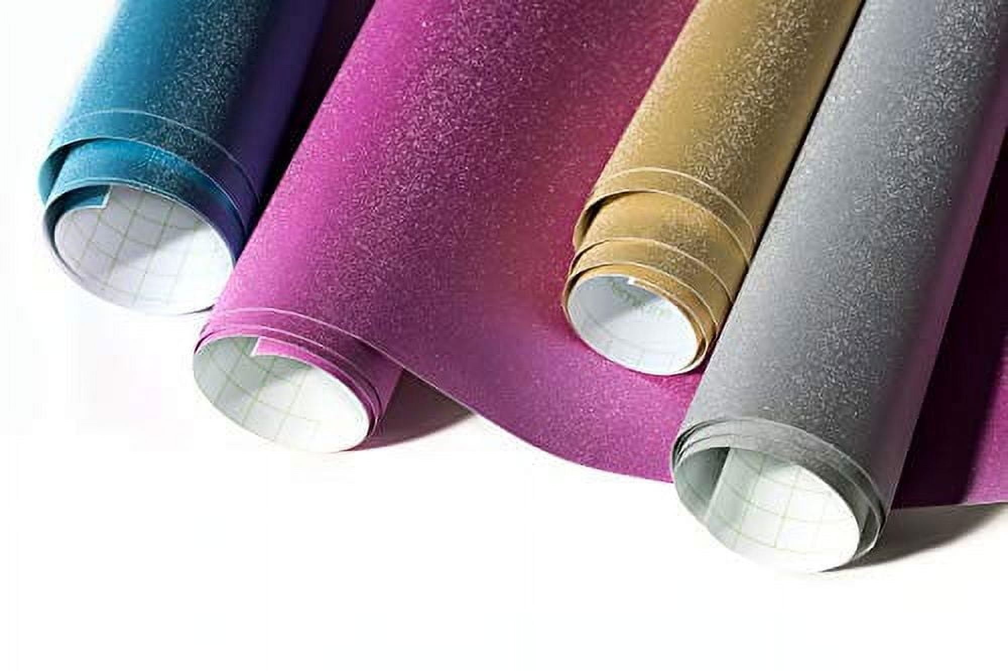 (2 pack) Cricut Premium Vinyl™ Shimmer Permanent, Shimmer Purple, 12" x 48"