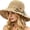 Khaki, variant on Womens Straw Hat, 2026 Upgraded Foldable Sun Hat for Women, BeachSun Straw Hats for Vacation Travel (Blue)