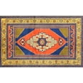 thumbnail image 1 of Ahgly Company Indoor Rectangle Traditional Dark Raspberry Purple Medallion Area Rugs, 2' x 4', 1 of 6