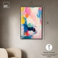 thumbnail image 5 of Colorburst Melody Canvas Modern Color Abstract by Art Remedy, Black Frame, 30" x 45", 5 of 7