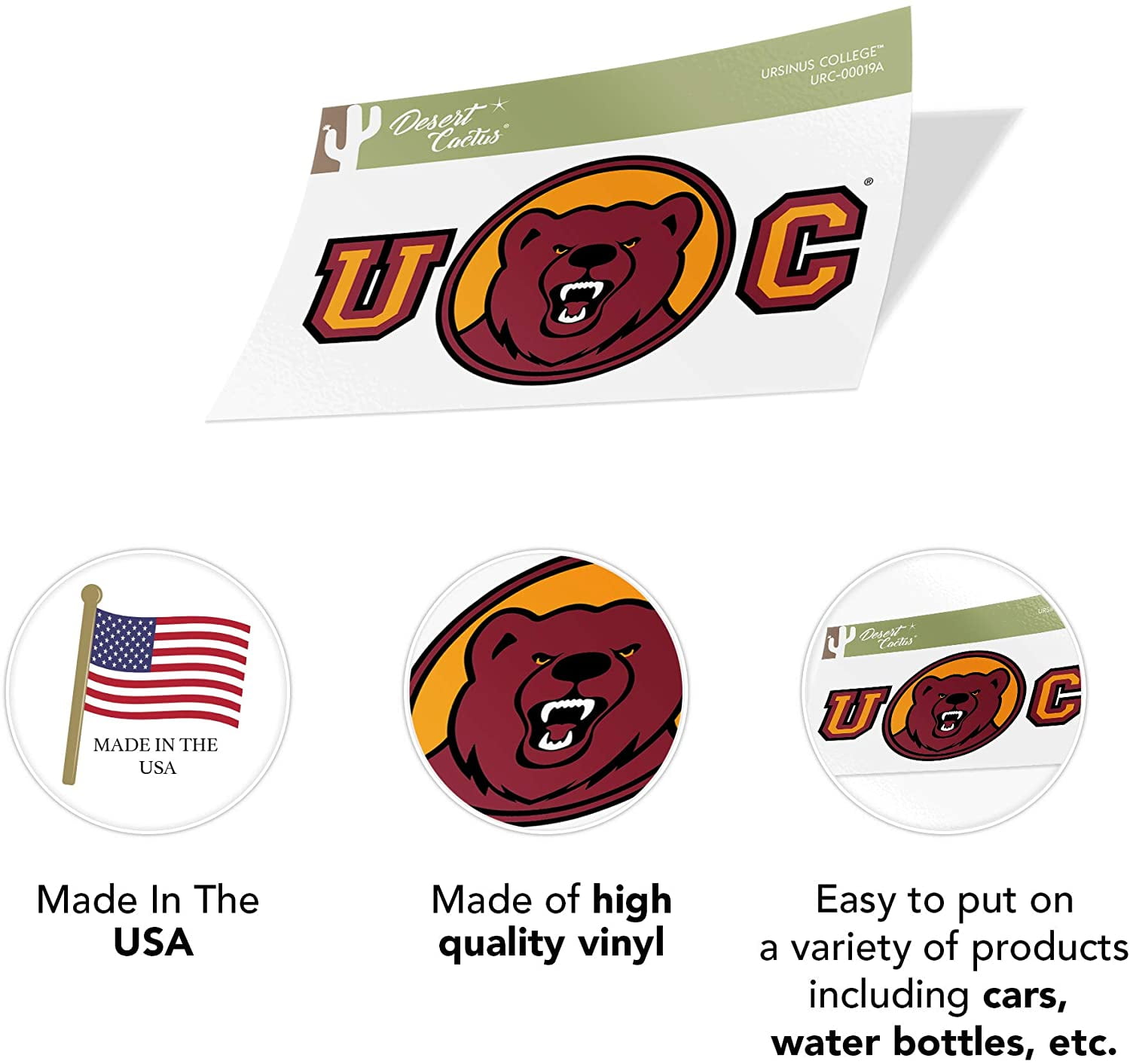8 Inch Sticker Rider University Broncs NCAA Name Logo Vinyl Decal Laptop Water Bottle Car Scrapbook
