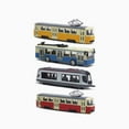 thumbnail image 4 of Milaget 4Pcs Alloy Pull Back Car Collectible Simulation Openable Door 1:90 Developmental D, 4 of 7