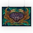 thumbnail image 3 of Oregon Coast, Dungeness Crab Mosaic (12x18 Wall Art Poster, Room Decor), 3 of 3
