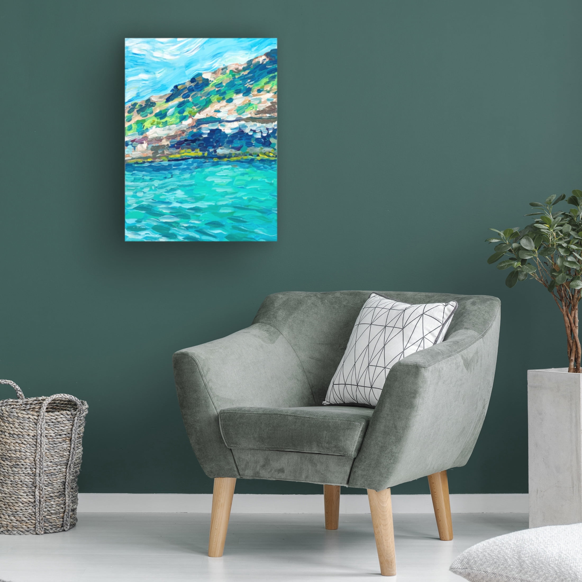 Trademark Fine Art Key and Sea Palma Canvas Wall Art