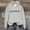 Grey, variant on WILLBEST Hoodiess Women's Casual Hooded Round Neck Printed Sweatshirt Stylish Comfort For Everyday Wear Hoodiess for cats