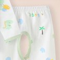 thumbnail image 6 of masbird 2 Piece Boys Girls Pajamas Kids Long Sleeve Top and Pants Pajamas Pjs Sleepwear Set for Toddler Little Boys Girls for 6-24 Months 2t 3t 4t 5t 6t 7t 8t 9t(Green,12-18 M), 6 of 6