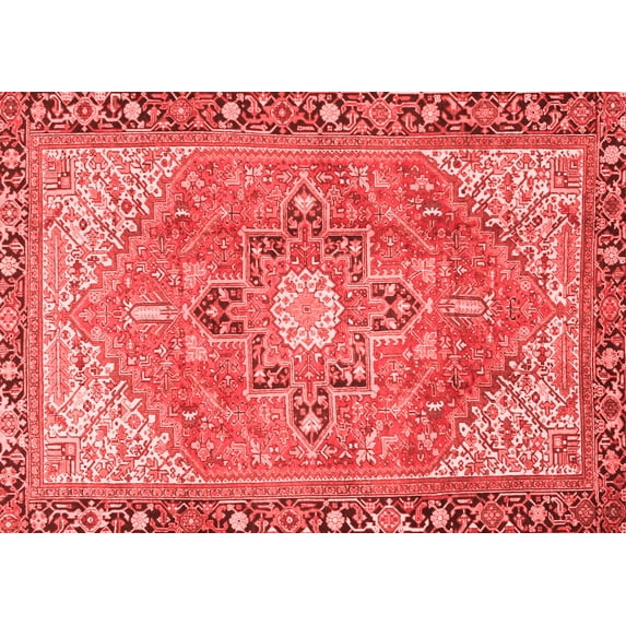 Ahgly Company Indoor Rectangle Persian Red Traditional Area Rugs, 3' x 5'