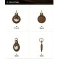 thumbnail image 6 of Compatible AirTag keychain leather case for Apple AirTag. Anti-lost secure keychain, for pet collars, luggage, and travel. Scratch-resistant protective weather tag keychain., 6 of 8