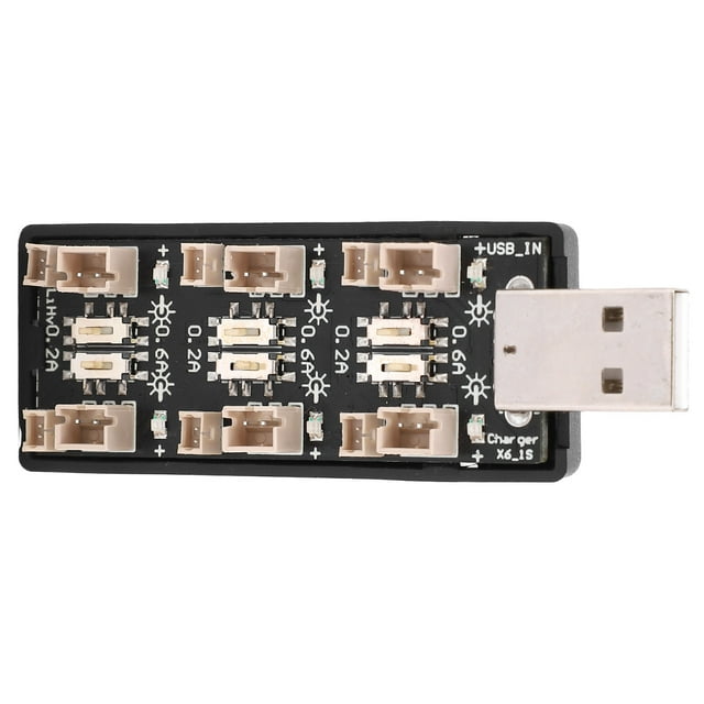 Placa de carga de batería de litio de 6 canales USB a componentes de alto voltaje de 3,8 V 4,35 V