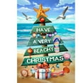 thumbnail image 3 of Briarwood Lane Beachy Christmas Tree Double-Sided Blocker Garden Flag, 3 of 4