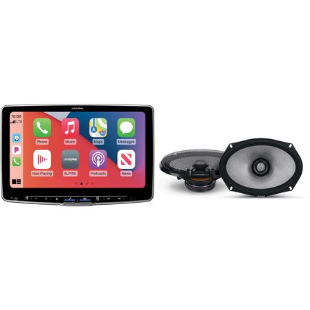 Alpine ILX-F511 Halo11 11" Multimedia Touchscreen Receiver w/ R2-S69 6x9" Coax Bundle