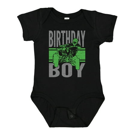 

Inktastic Birthday Boy ATV off Roading Boys Baby Bodysuit